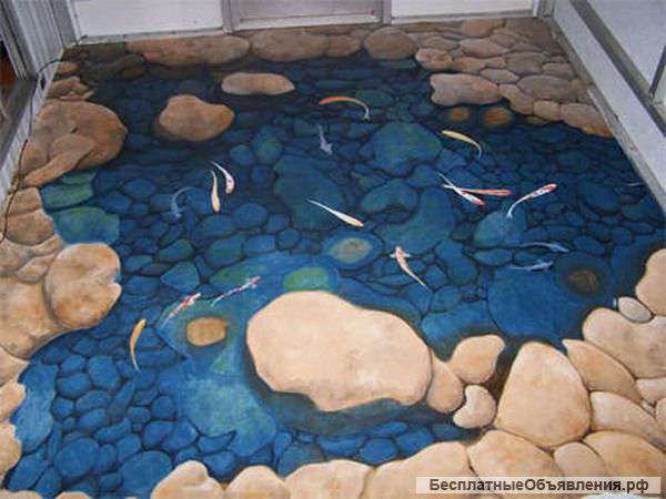 3Д полимерные полы