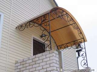 Металлические изделия с элементами литья, ковки