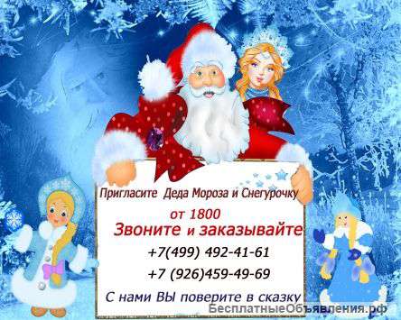 Заказ Дед Мороза и Снегурочки на дом