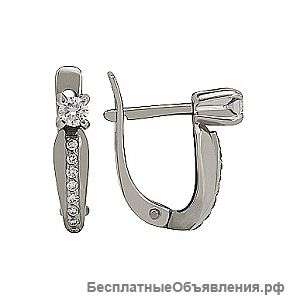 Серьги с брилиантами