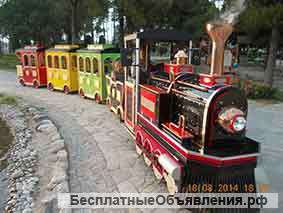 Аттракцион паровозик, лондон бас, дизельный поезд
