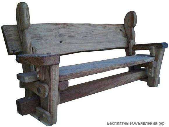 Скамейки из массива Дуба