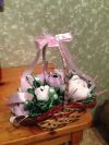 Композиция из цветов hand made