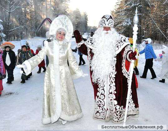 Дед Мороз и Снегурочка на детскую площадку