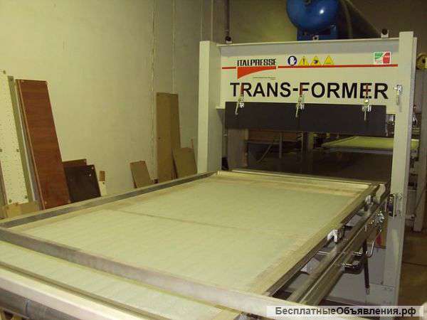 Пресс горячий мембранно-вакуумный универсальный