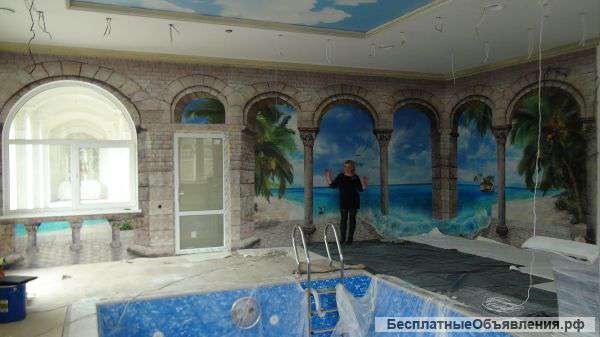 3д полы и стены