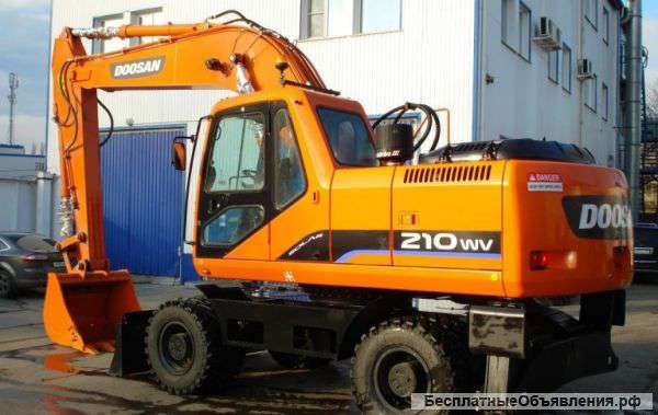 Новый колесный экскаватор DOOSAN S210W-V