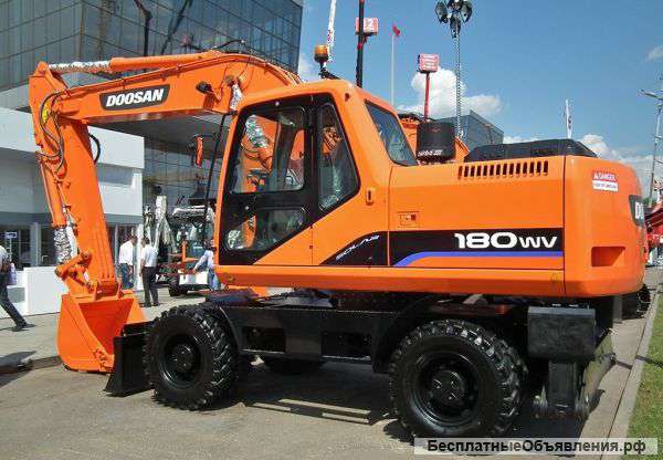 Новый колесный экскаватор DOOSAN S180W-V