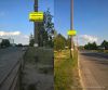 Таблички на столбах. Реклама на столбах. Реклама в пробках