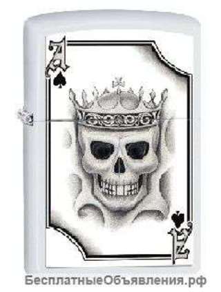 Зажигалка Zippo 214 Skull Ace Of Spades
