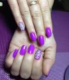 Праздничный маникюр с покрытием SHELLAC