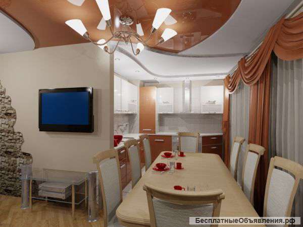 Ремонт квартир,домов,офисов под ключ
