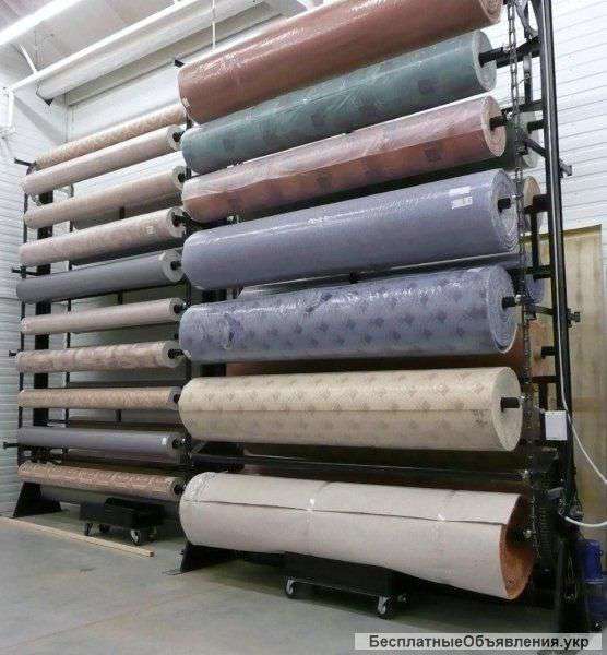 Оборудование для демонстрации рулонов линолеума(ковролина)