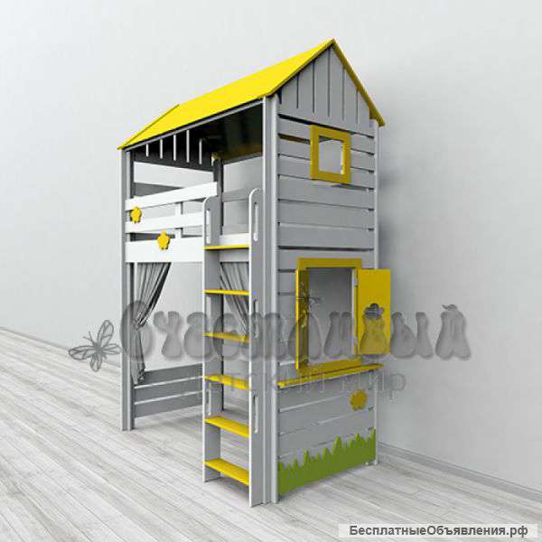 ППРОДАМ. Кровать-чердак детскую игровую домик. Новую. От Производителя