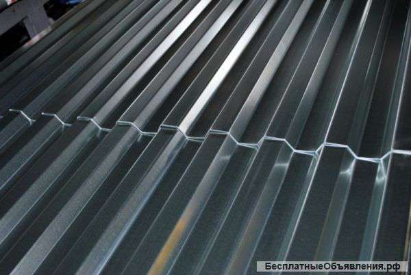 Профнастил С21 оцинк. ширина 1050мм