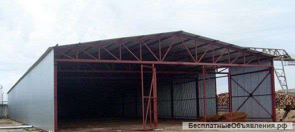 Металлоконструкций ангара