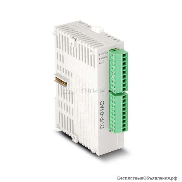 Новый модуль аналогового ввода DVP04(06)AD-S прои-во Delta