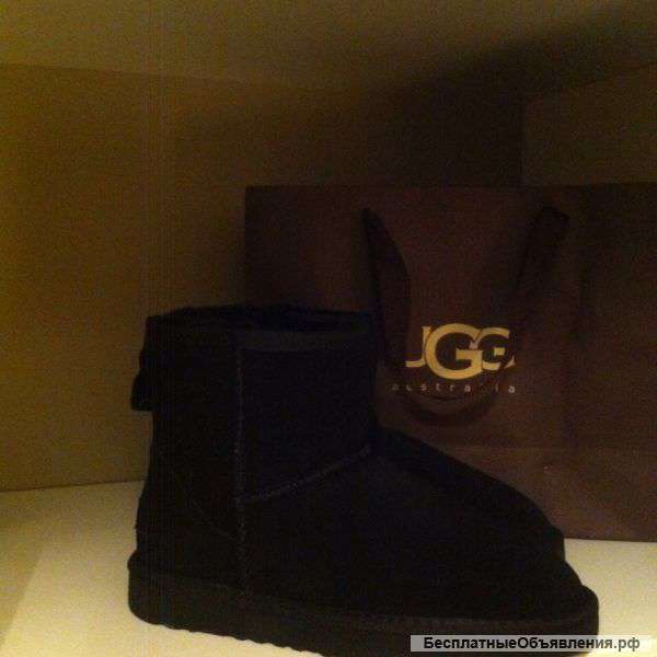 Ugg Australia mini black Угги австралия мини