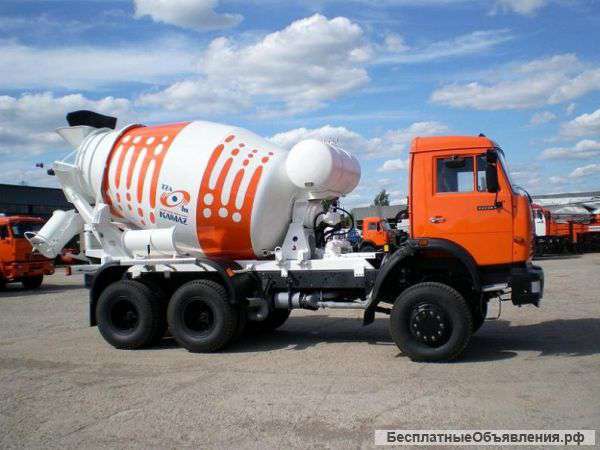 Автобетоносмеситель 58146T шасси КамАЗ-43118 (6х6) 6м3