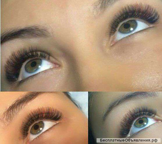 Наращивание ресниц, все виды make up