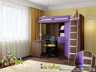 Детская кровать чердак м 85