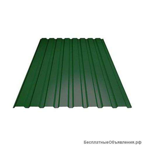 Профлист 1150х1500 мп20 цвет зеленый мох