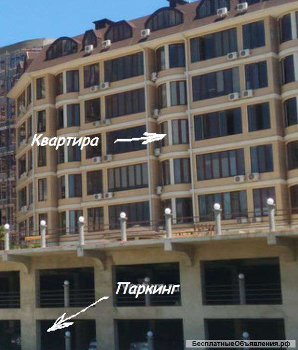 Сдам прекрасную однокомнатную квартиру на Светлане с парковочным местом