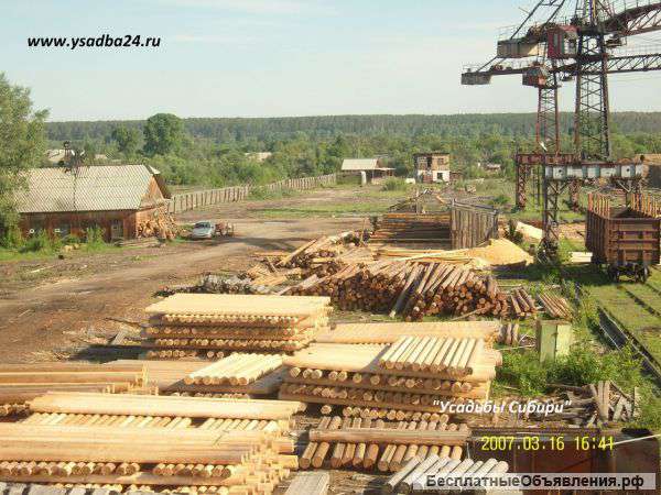 Бревено оцилиндрованное