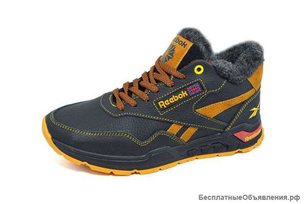 Кроссовки Зимние Reebok 18 Black Yellow