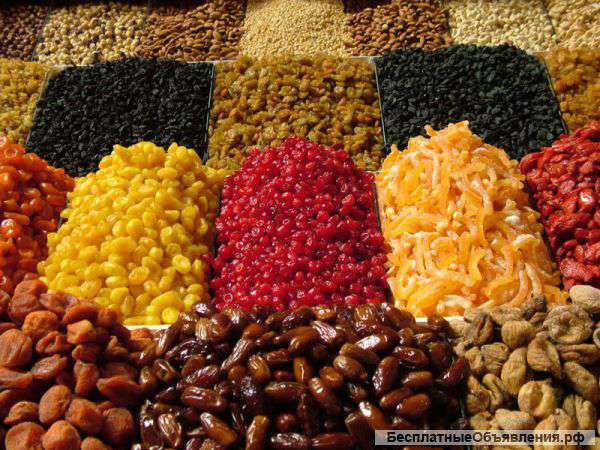 Сахар, мука, сухофрукты, орехи с доставкой на дом