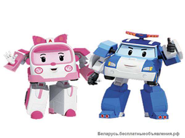 2 игрушки поли робокар со скидкой Поли, Эмбер