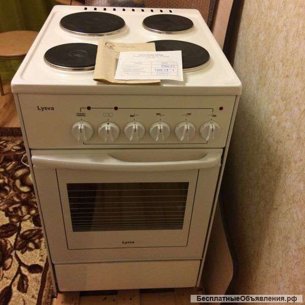 Новую электроплиту модели Лысьва ЭП 401 CT Wм