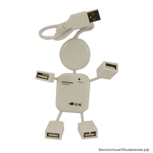USB 2. 0 ХАБ Человечик 4 порта