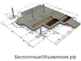 Промышленный фундамент, фбс, плита
