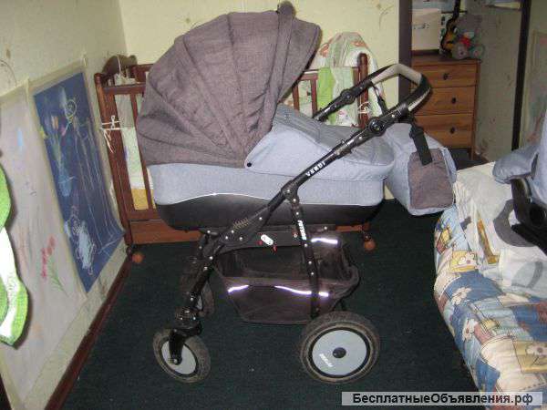 Продается   детская коляска Verdi Futuro (3 в 1) с автокреслом.