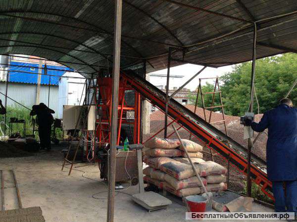 Автомат. оборудование по произв. 4х. сл. теплоблоков