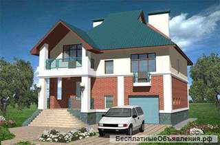 Дом из кирпича площадью 239 кв.м