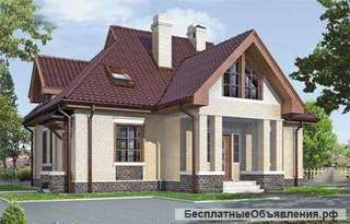 Дом из кирпича 12 х 12,5. Площадью: 178,7 м2