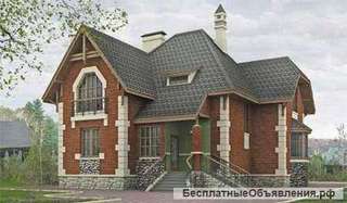 Кирпичный дом 11 х 14,5. Площадью: 182,9 м2