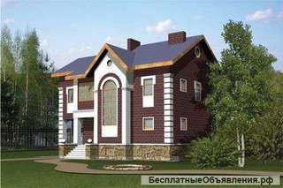 Дом из кирпича 10,5 х 12,5. Площадью: 236,2 м2