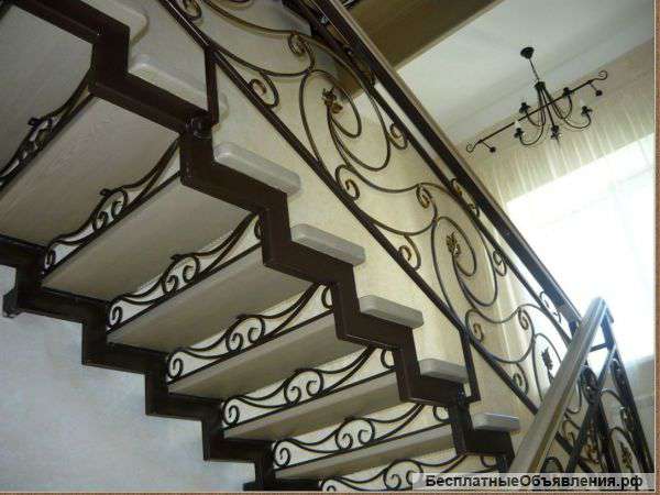 Лестничный металлокаркас