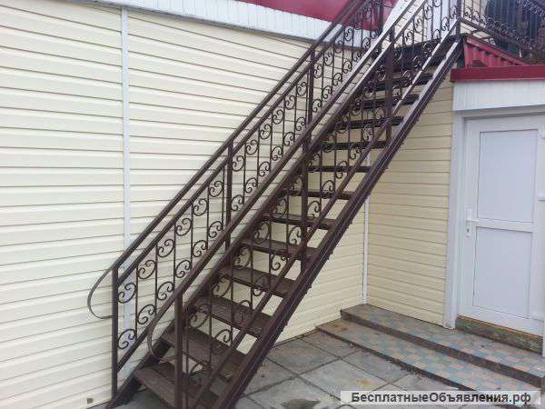 Лестничный металлокаркас