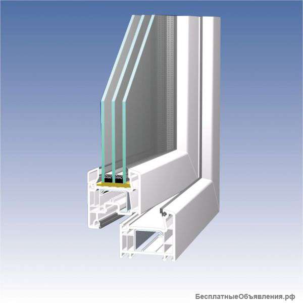 Пластиковые окна и двери лоджии,