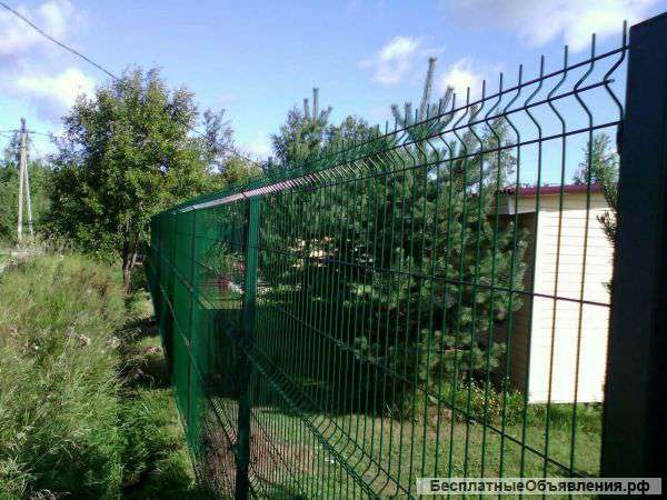 Ограждение из 3D сварной сетки Гиттер (Gitter)