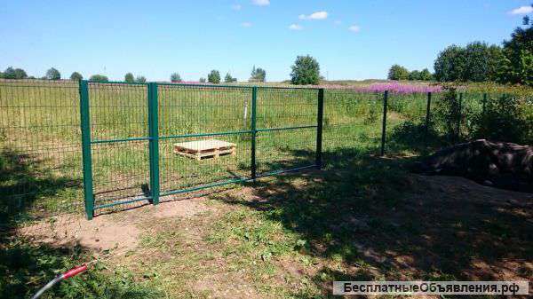 Забор из сварной сетки , высота 2 м