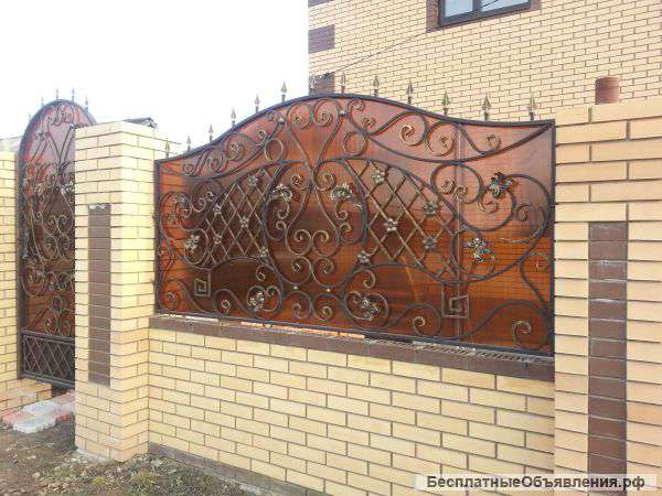 Кованые заборы