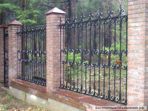 Кованые заборы