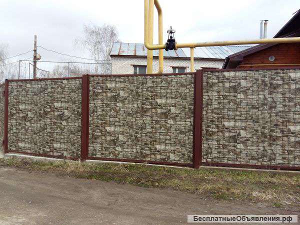 Заборы из профнастила