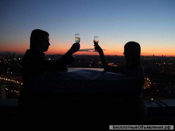 Романтическое свидание на крыше
