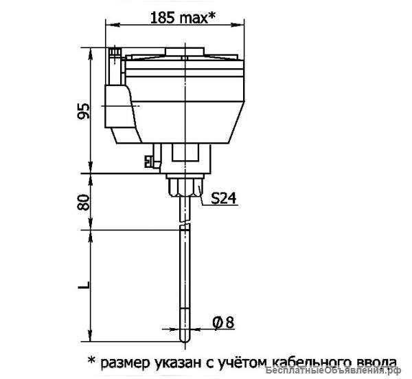 Термопреобразователь ТХА-0595-400мм